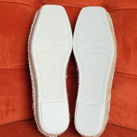 Franco Sarto Kiya Spadrilles Snakeskin Flats Size 8 - Picture 9 of 10